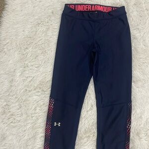 Under Armour heat gear crop leggings size small